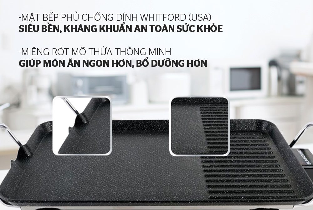 Bếp nướng điện CHÍNH HÃNG SUNHOUSE SHD4607 03