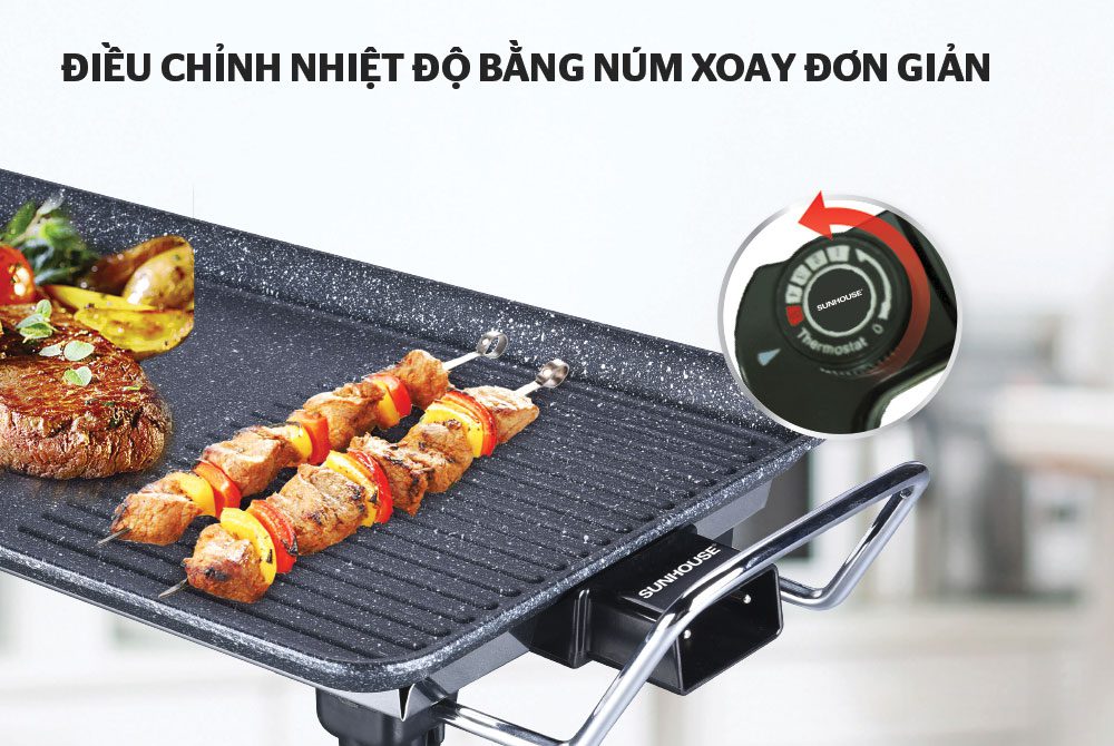 Bếp nướng điện CHÍNH HÃNG SUNHOUSE SHD4607 05