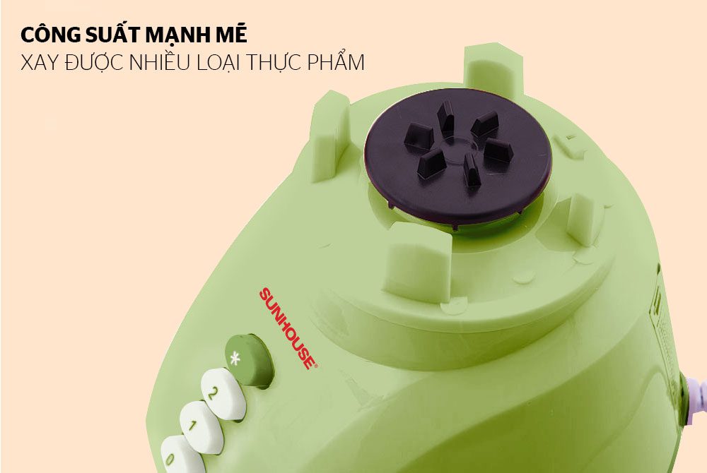 Máy xay sinh tố CHÍNH HÃNG SUNHOUSE SHD5112 xanh 04