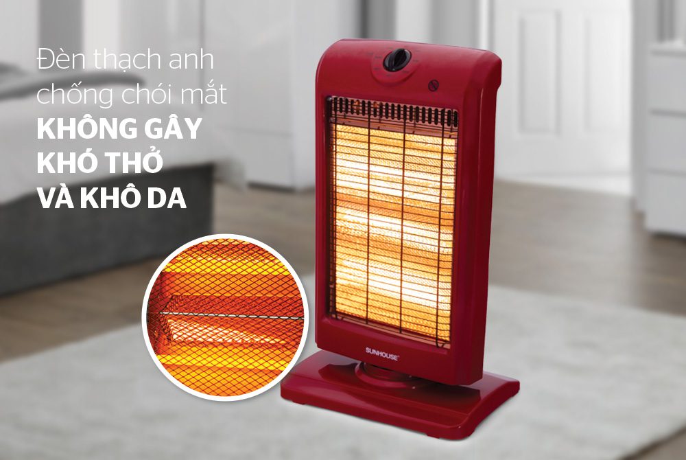 Sưởi điện 3 bóng halogen CHÍNH HÃNG SUNHOUSE SHD7016 04