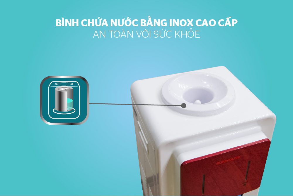 CÂY NƯỚC NÓNG LẠNH CHÍNH HÃNG SUNHOUSE SHD9529 02