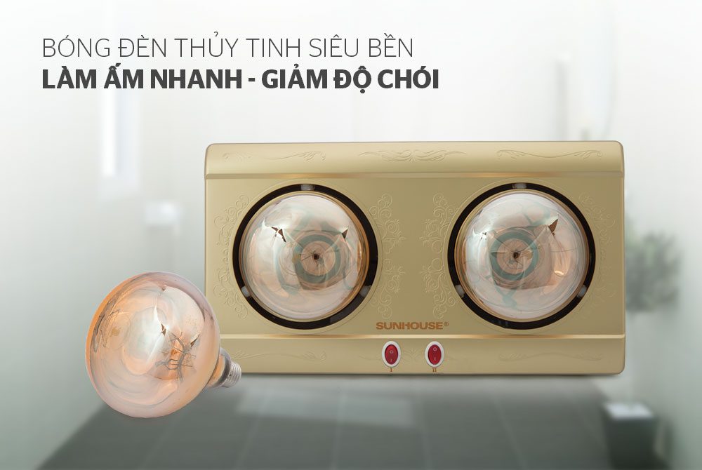 Đèn sưởi phòng tắm CHÍNH HÃNG SUNHOUSE SHD3812 03