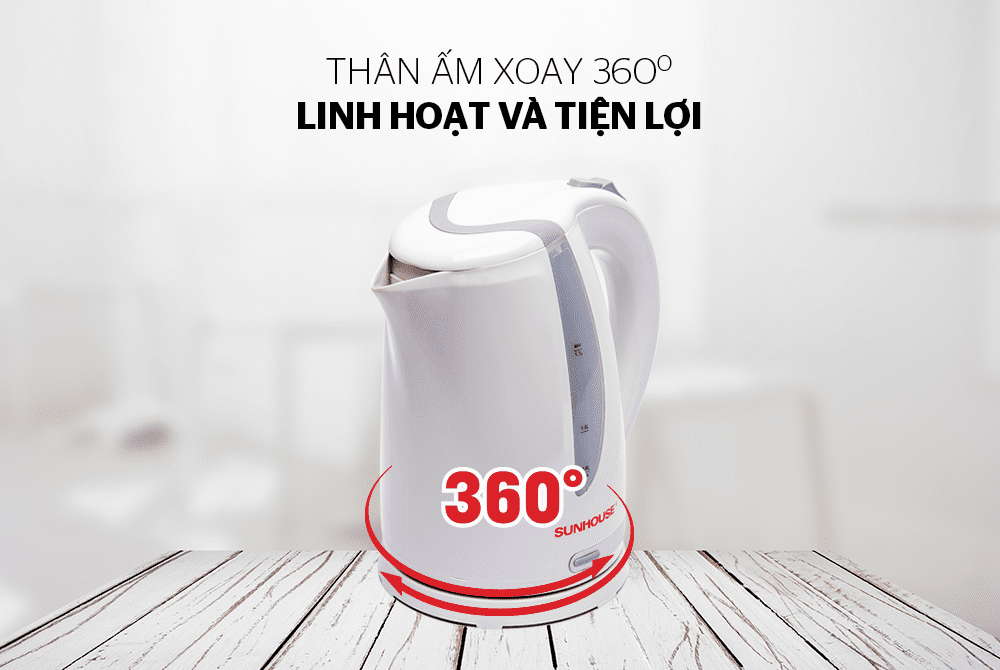 image-20191107092737-2 Ấm siêu tốc nhựa CHÍNH HÃNG SUNHOUSE SHD1300 Trắng 02