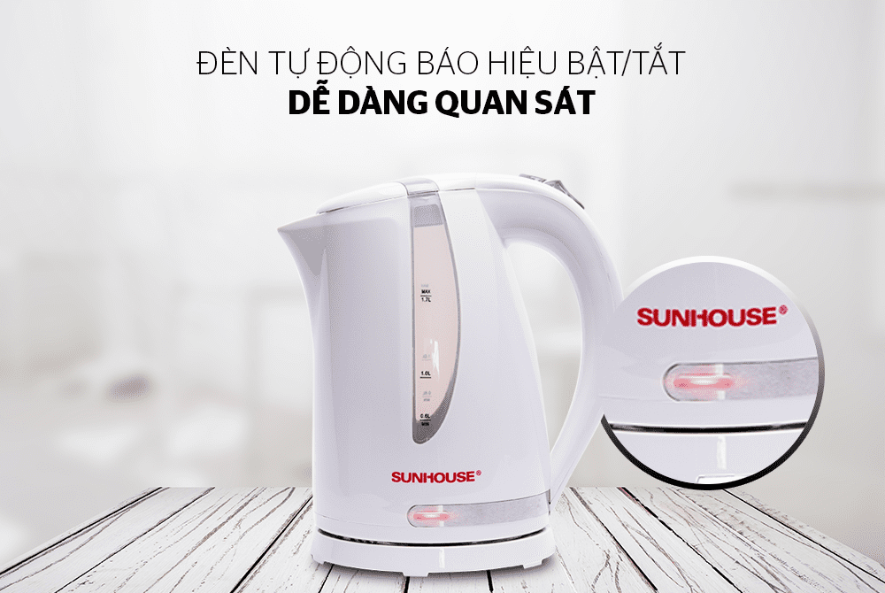 image-20191107092822-5 Ấm siêu tốc nhựa CHÍNH HÃNG SUNHOUSE SHD1300 Trắng 05