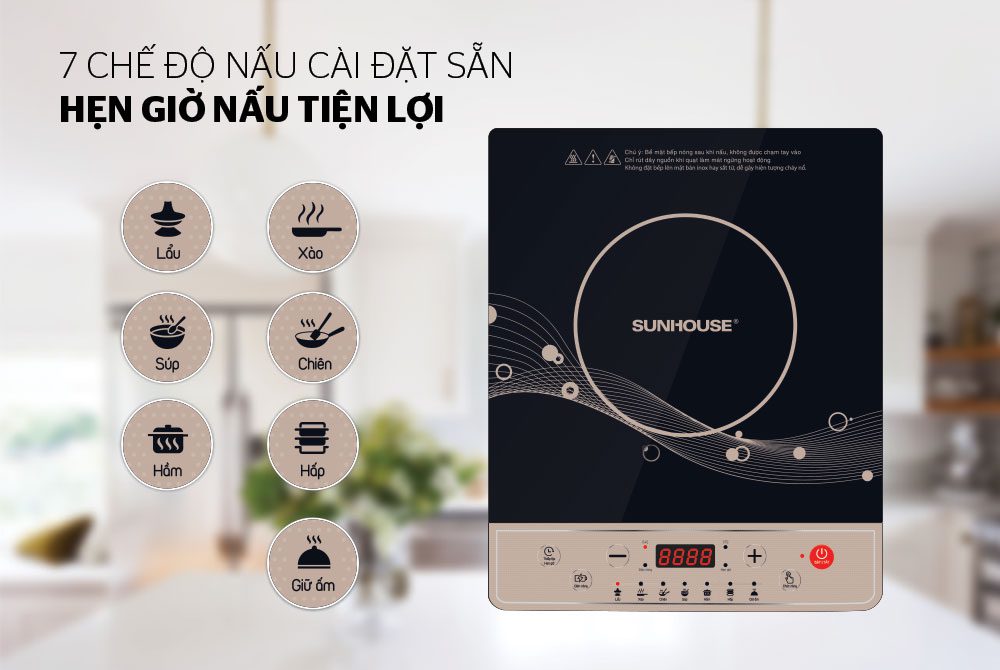 Bếp từ cơ CHÍNH HÃNG SUNHOUSE SHD6149 04