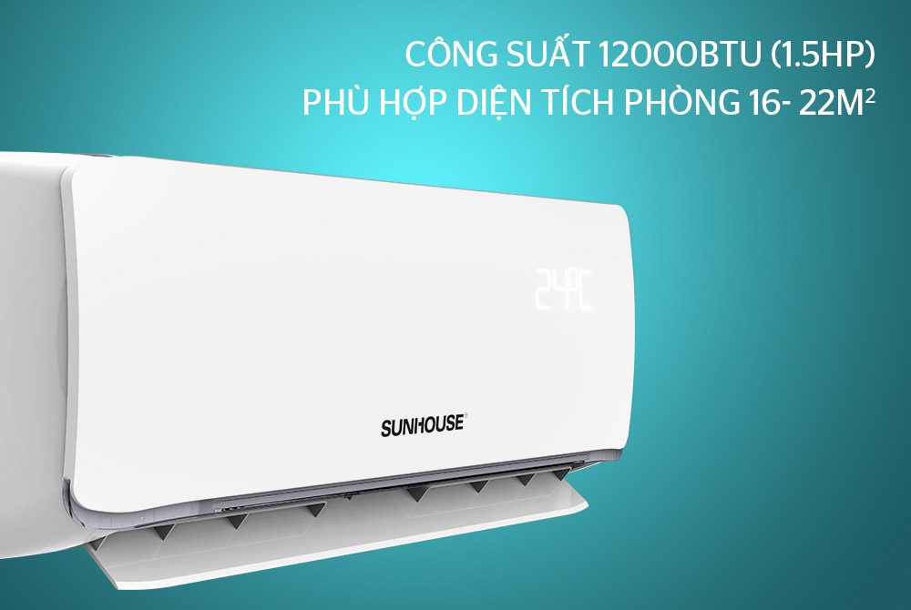 Điều hòa không khí hai chiều 9000BTU CHÍNH HÃNG SUNHOUSE SHR-AW12H310 12