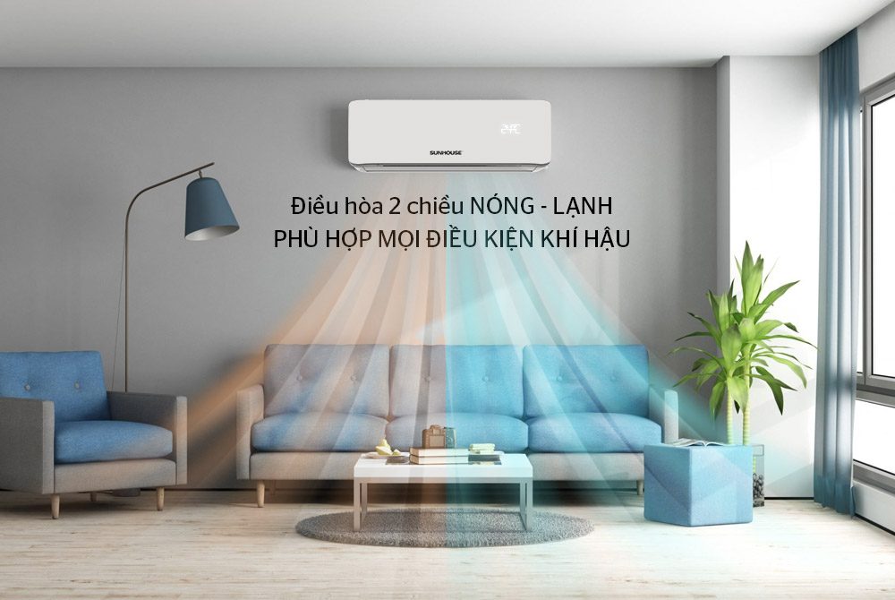 Điều hòa không khí hai chiều 9000BTU CHÍNH HÃNG SUNHOUSE SHR-AW12H310 3