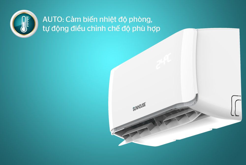 Điều hòa không khí hai chiều 9000BTU CHÍNH HÃNG SUNHOUSE SHR-AW12H310 6