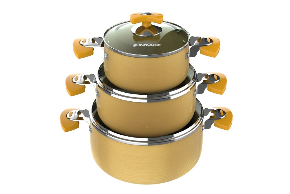 Bộ nồi Anod CHÍNH HÃNG SUNHOUSE SHG2703GA  1