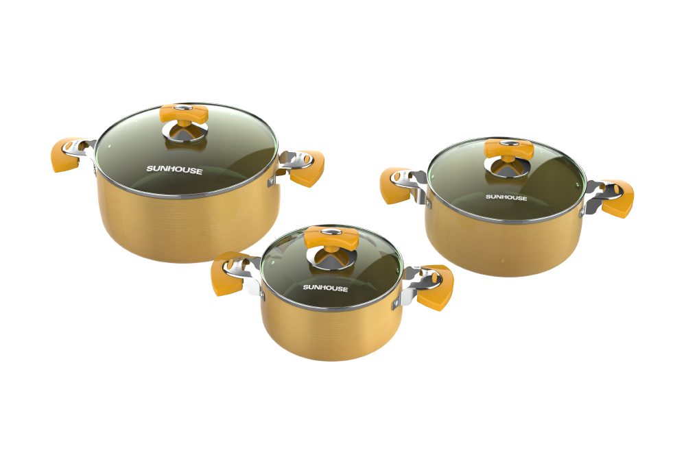 Bộ nồi Anod CHÍNH HÃNG SUNHOUSE SHG2703GA  2