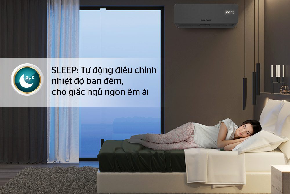 Điều hòa không khí một chiều 9000BTU CHÍNH HÃNG SUNHOUSE SHR-AW09C140 7