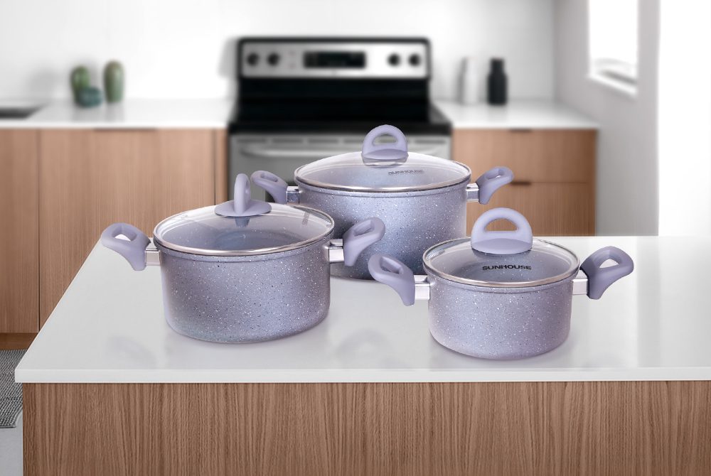 BỘ NỒI VÂN ĐÁ ĐÁY TỪ CHÍNH HÃNG SUNHOUSE SHG2003MMC 1