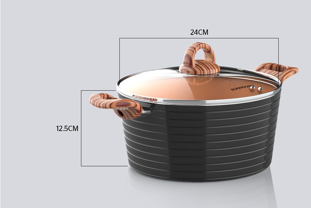 Nồi ceramic đáy từ CHÍNH HÃNG SUNHOUSE SHG2024MCA 2