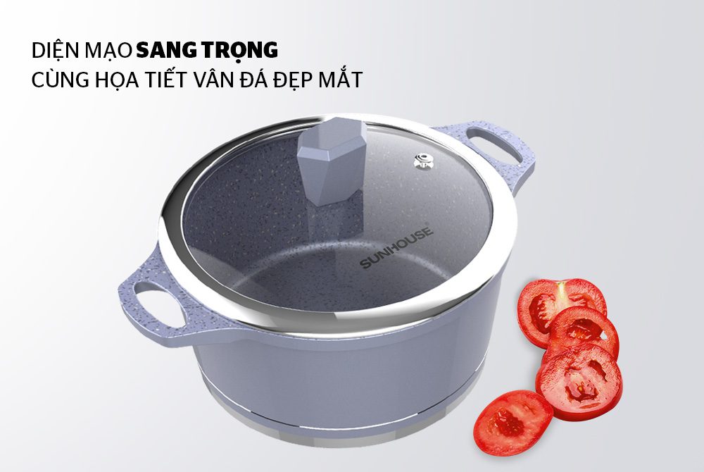 Nồi vân đá đáy từ CHÍNH HÃNG SUNHOUSE MAMA SHG2024MMA 2