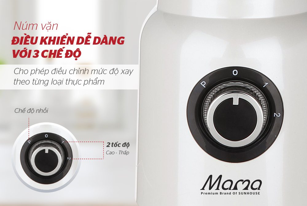 MÁY XAY SINH TỐ  ĐA NĂNG CHÍNH HÃNG SUNHOUSE MAMA SHD5353W 6