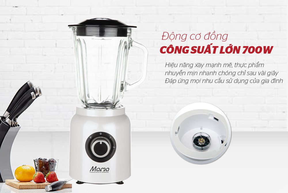 MÁY XAY SINH TỐ  ĐA NĂNG CHÍNH HÃNG SUNHOUSE MAMA SHD5353W 7