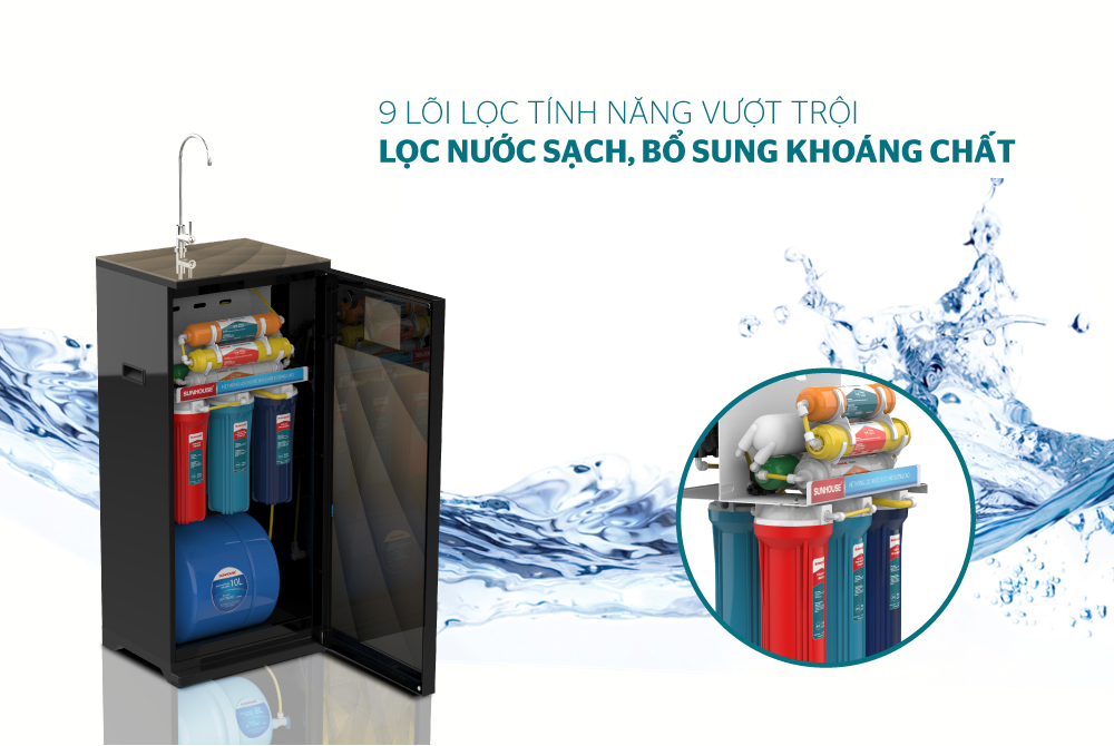Máy lọc nước 9 lõi và tất cả những điều cần biết 2