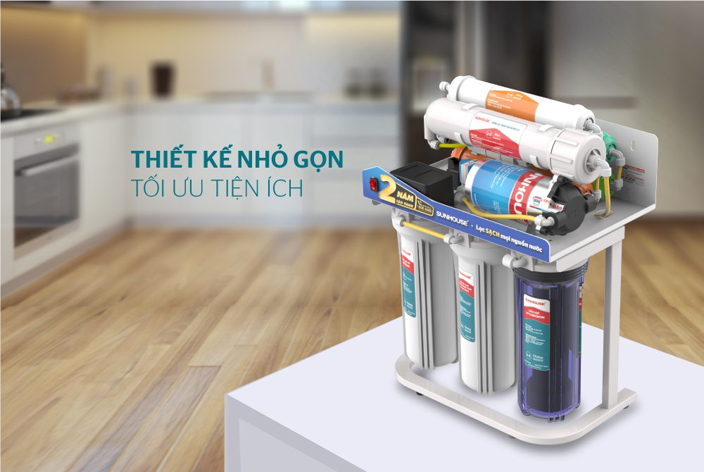 Máy lọc nước R.O không vỏ CHÍNH HÃNG SUNHOUSE SHA8819KV 1