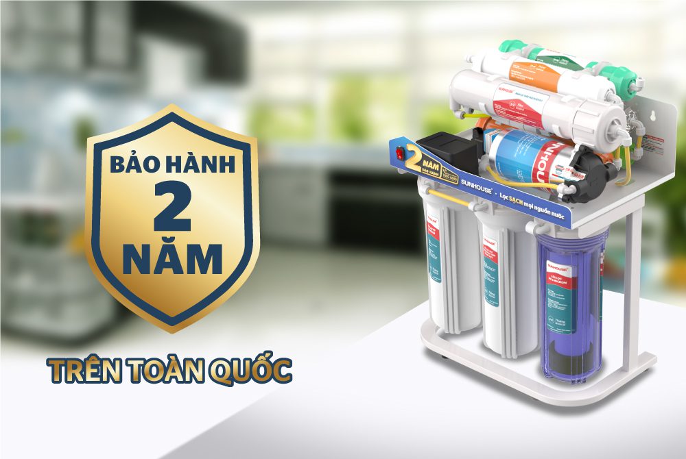 Máy lọc nước R.O không vỏ CHÍNH HÃNG SUNHOUSE SHA8819KV 5