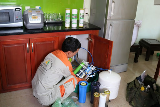 Cách xử lý máy lọc nước ro không ra nước thải 1