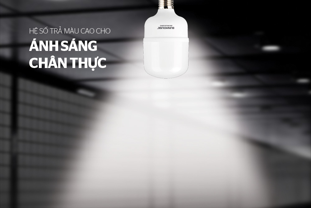 BÓNG ĐÈN LED BULB CHÍNH HÃNG SUNHOUSE SPEC SHE-BULB-40W-S 3
