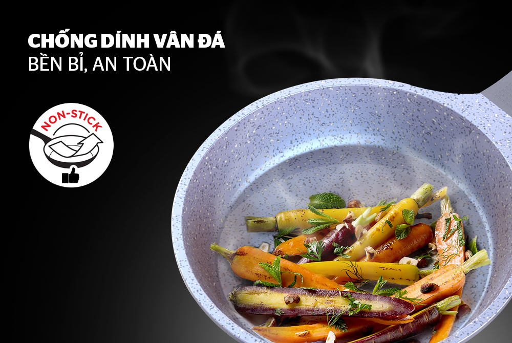 Vì sao chảo vân đá CHÍNH HÃNG SUNHOUSE được ưa chuộng như vậy?1