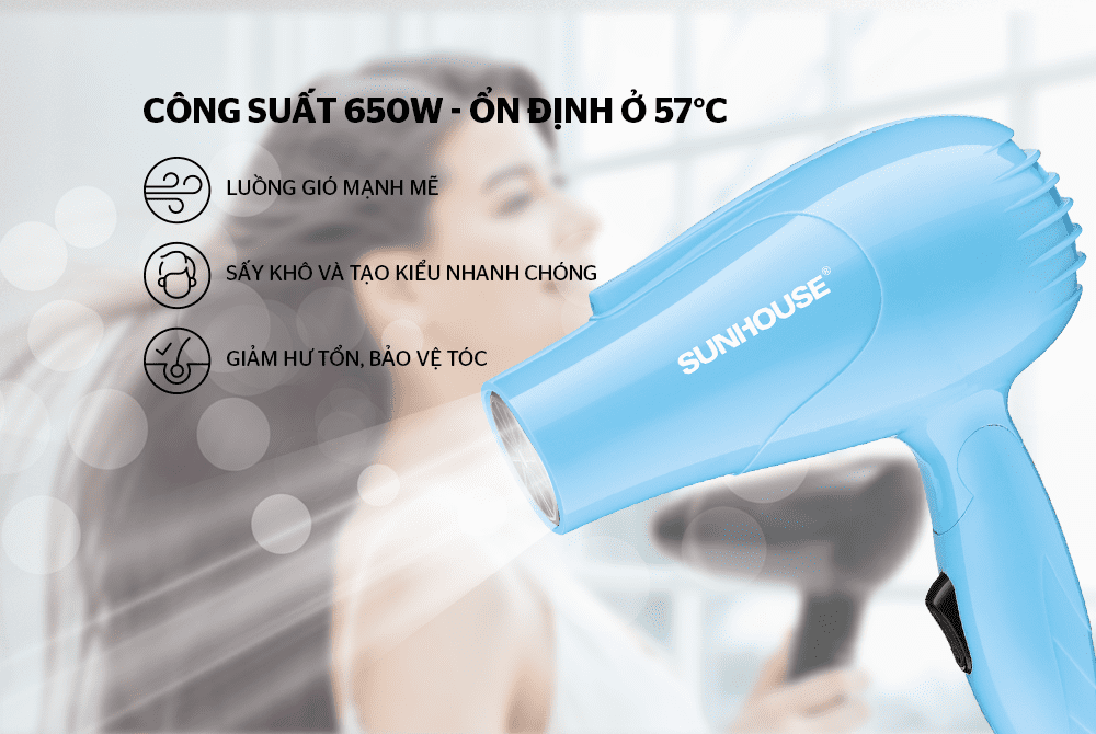 MÁY SẤY TÓC CHÍNH HÃNG SUNHOUSE SHD2305 3