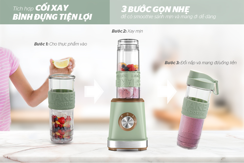 Pha chế thức uống giải nhiệt mùa hè chỉ từ chiếc máy xay sinh tố 9