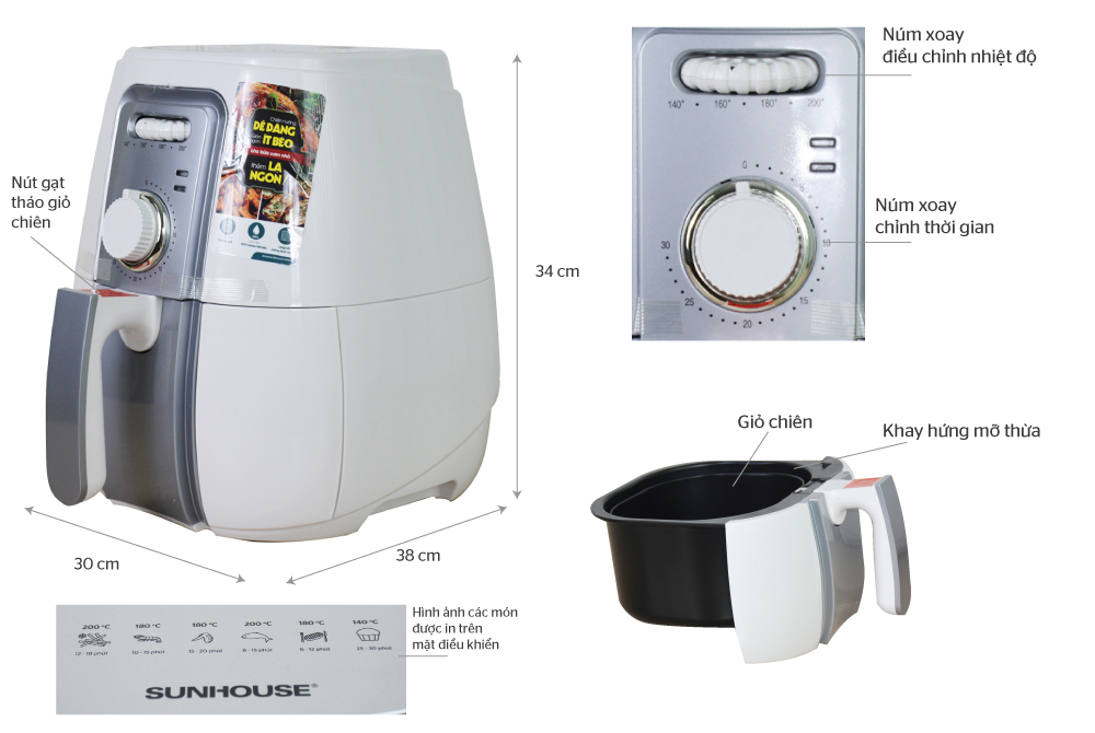 05 mẹo khử hôi cực hiệu quả cho nồi chiên không dầu 1