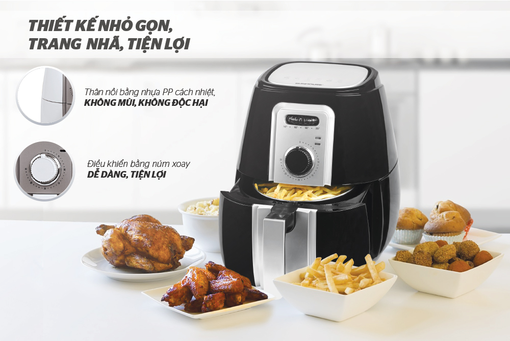 Nồi chiên không dầu giá bao nhiêu? Nên mua loại nào tốt, giá cả phải chăng? 4