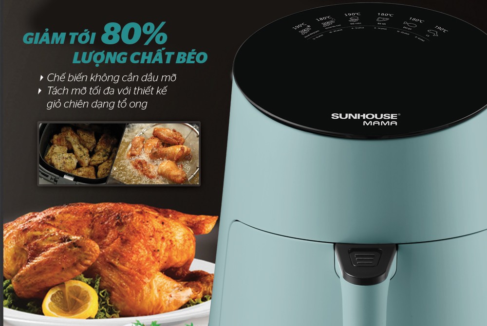 Nồi chiên không dầu giá bao nhiêu? Nên mua loại nào tốt, giá cả phải chăng? 5