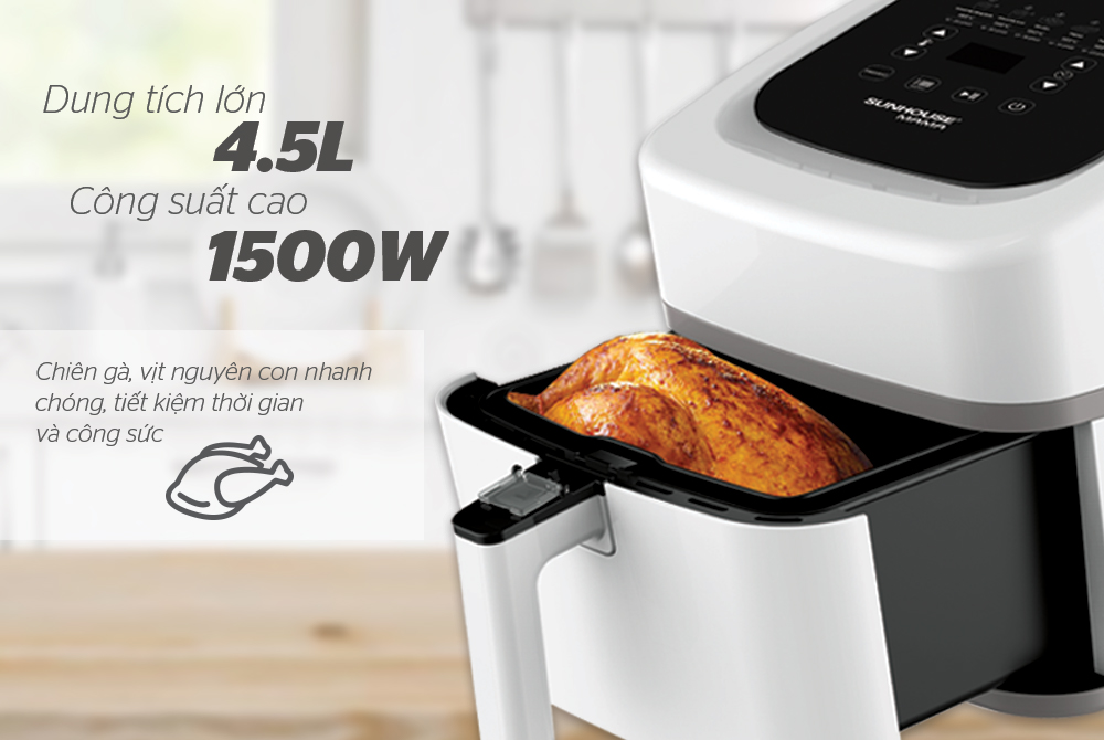 Nồi chiên không dầu giá bao nhiêu? Nên mua loại nào tốt, giá cả phải chăng? 7