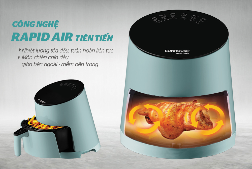 Nướng cá bằng nồi chiên không dầu CHÍNH HÃNG SUNHOUSE có được không? 3