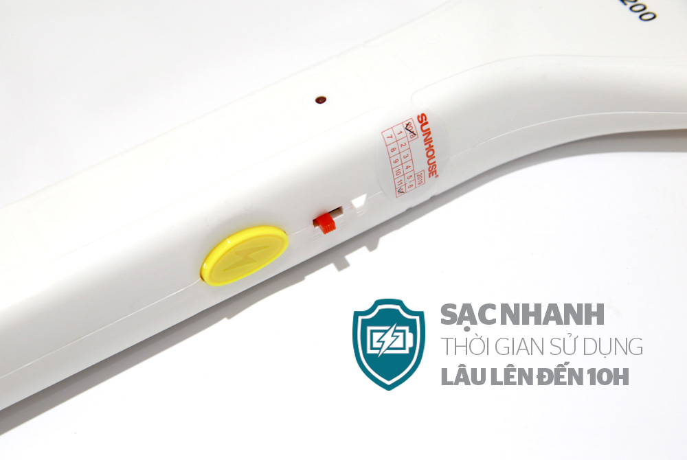 VỢT MUỖI CHÍNH HÃNG SUNHOUSE SHE-E200 MÀU VÀNG 4