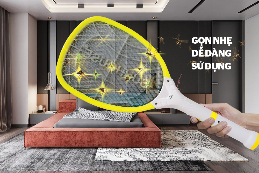 VỢT MUỖI CHÍNH HÃNG SUNHOUSE SHE-MT1702 1