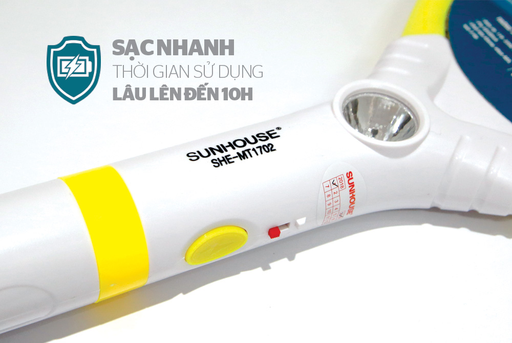 VỢT MUỖI CHÍNH HÃNG SUNHOUSE SHE-MT1702 4