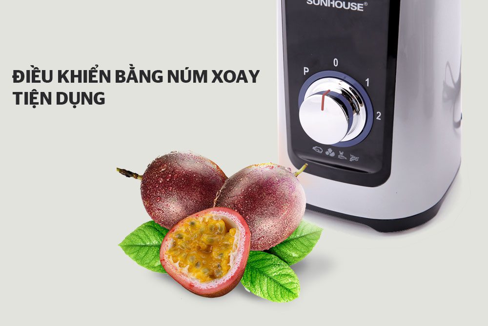 MÁY XAY SINH TỐ ĐA NĂNG CHÍNH HÃNG SUNHOUSE SHD5323B ĐEN 4