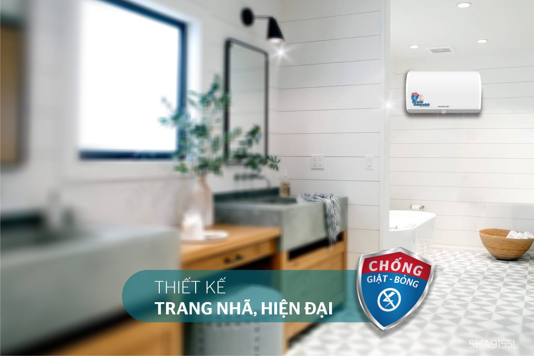 BÌNH NƯỚC NÓNG 15L CHÍNH HÃNG SUNHOUSE SHA9155L 1