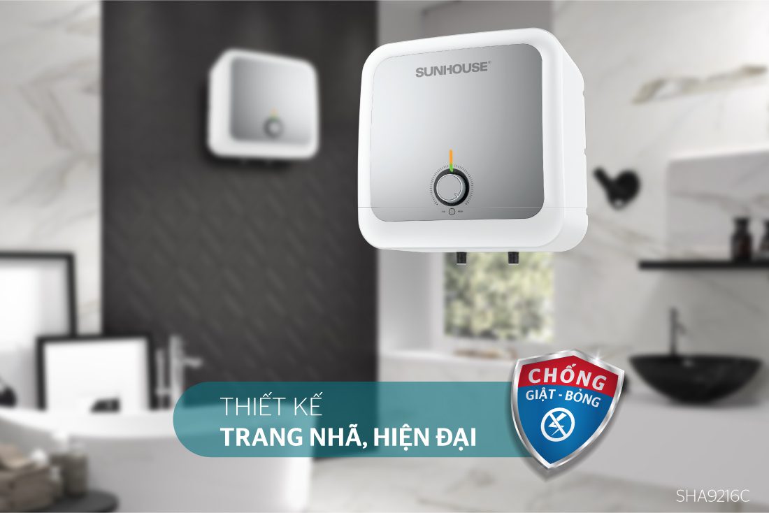 BÌNH NƯỚC NÓNG 28L CHÍNH HÃNG SUNHOUSE SHA9216C 1