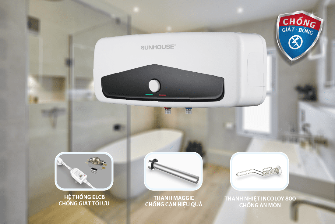BÌNH NƯỚC NÓNG 20L CHÍNH HÃNG SUNHOUSE SHA9262L 3