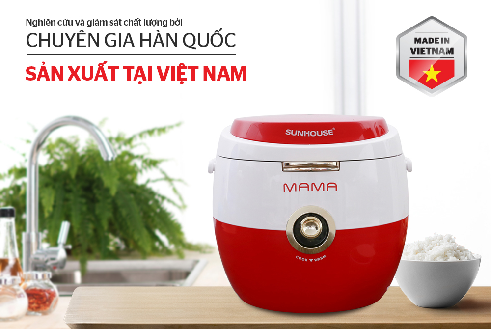Top 3 nồi cơm điện CHÍNH HÃNG SUNHOUSE sản xuất tại Việt Nam giá tốt 4