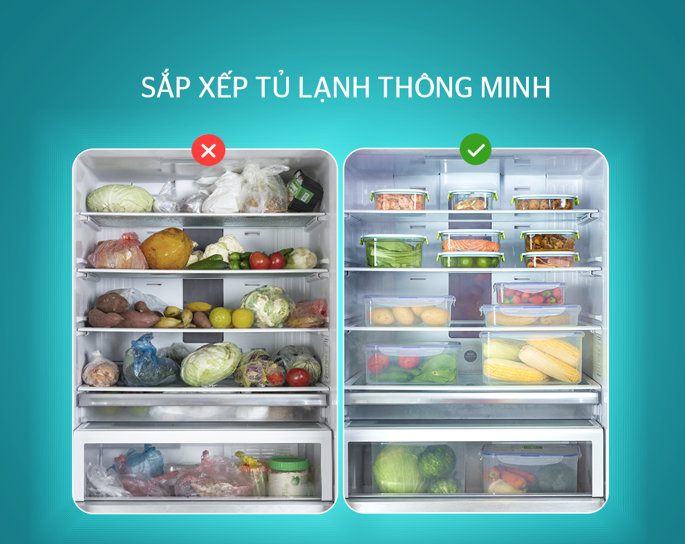 Bỏ túi mẹo vặt không thể bỏ qua để tận dụng tối đa diện tích tủ lạnh sắp xếp thực phẩm  1
