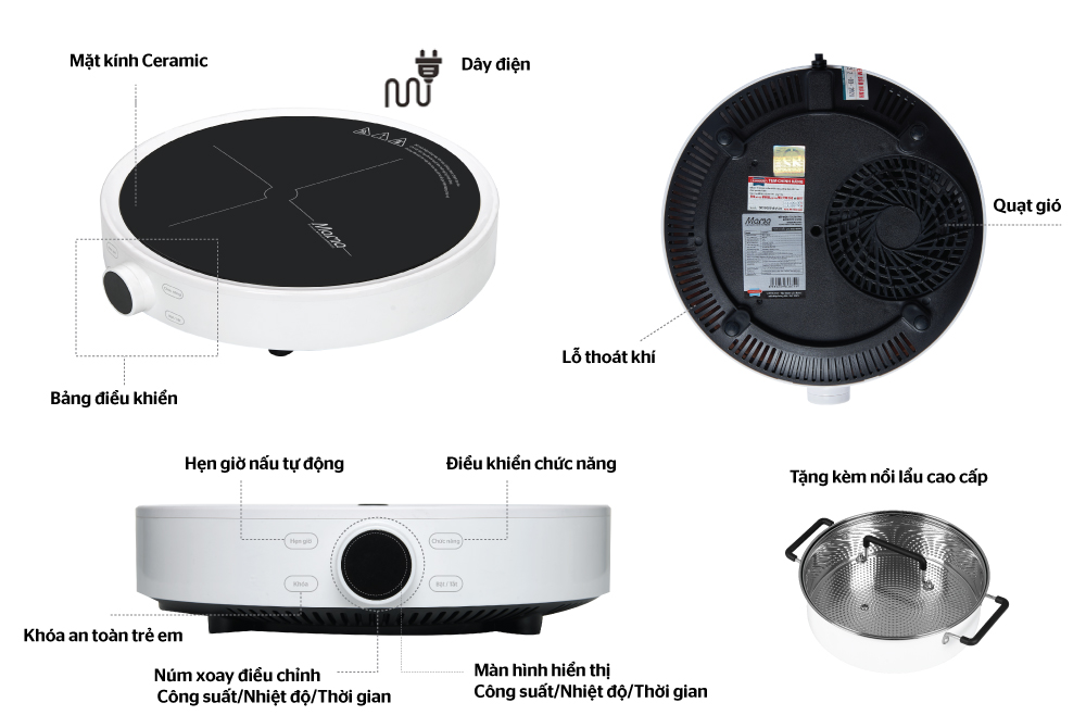 Lợi ích không ngờ đến khi sử dụng bếp từ đơn CHÍNH HÃNG SUNHOUSE trong nấu ăn 5