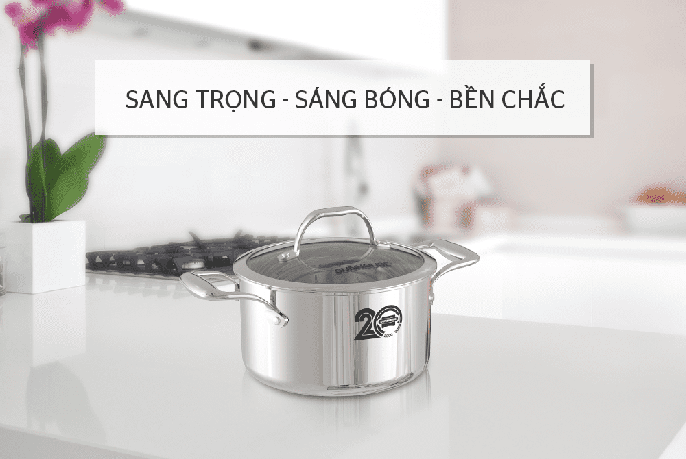 NỒI INOX 304 ĐA LỚP CHÍNH HÃNG SUNHOUSE MAMA SHG2020-18 1