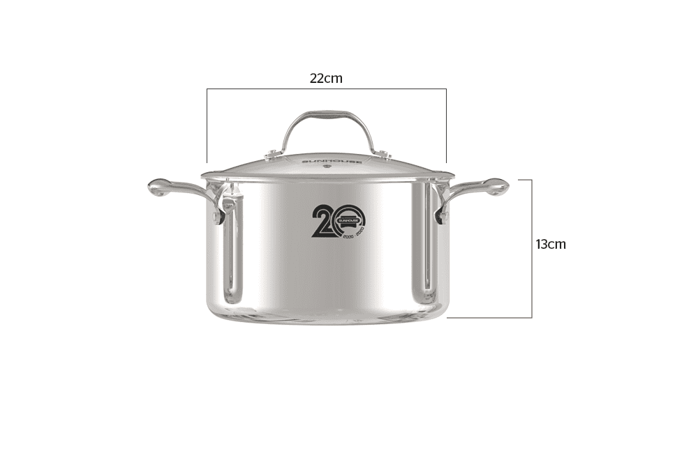 NỒI INOX 304 ĐA LỚP CHÍNH HÃNG SUNHOUSE MAMA SHG2020-22 6