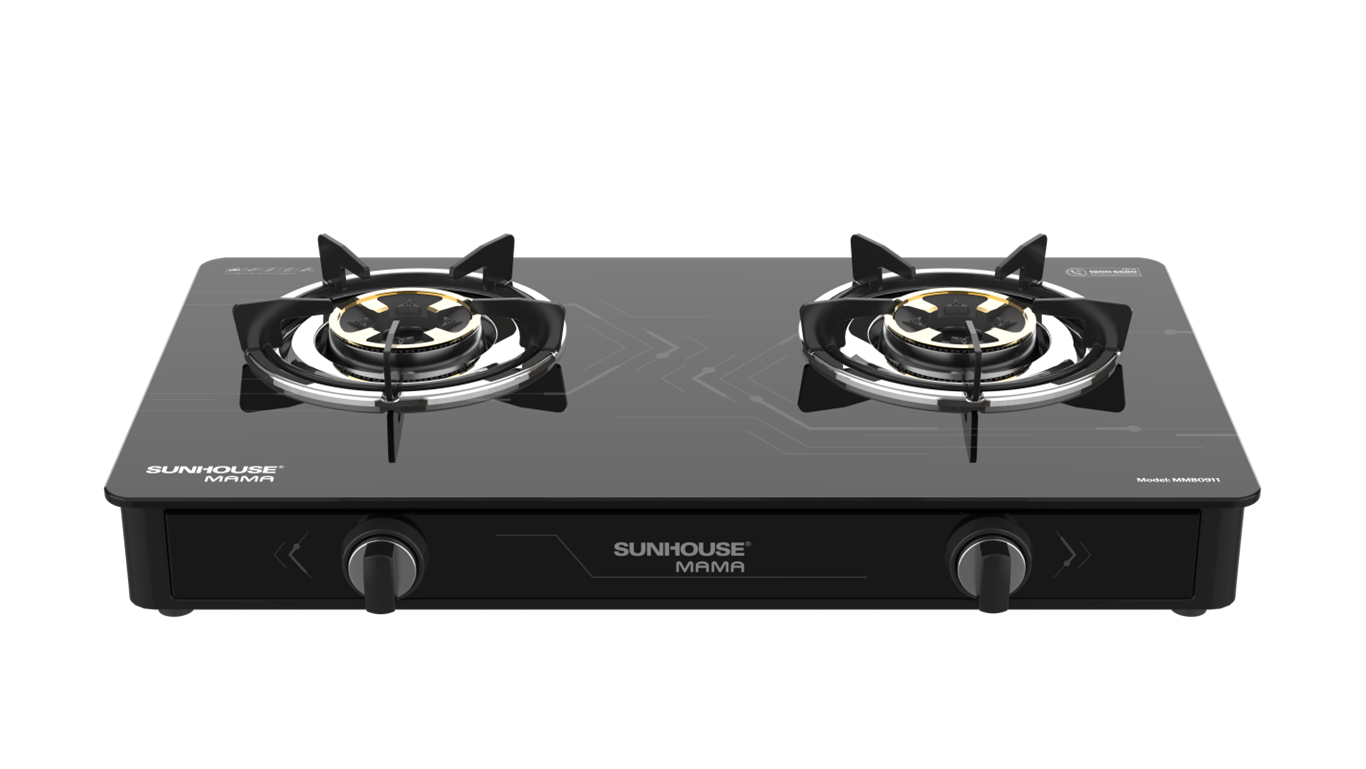 BẾP GAS DƯƠNG KÍNH CHÍNH HÃNG SUNHOUSE MAMA MMB0911 1