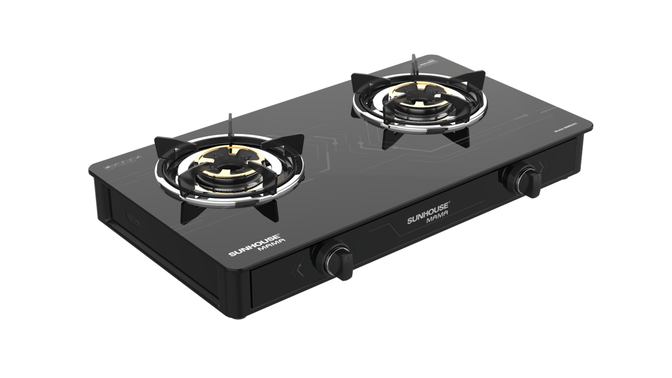 BẾP GAS DƯƠNG KÍNH CHÍNH HÃNG SUNHOUSE MAMA MMB0911 4