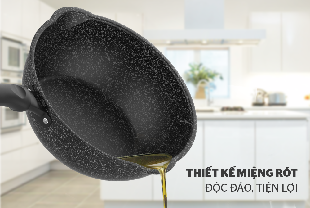 Top 5 loại chảo chống dính sâu lòng siêu bền hấp thụ nhiệt hiệu quả không thể bỏ qua của CHÍNH HÃNG SUNHOUSE 3