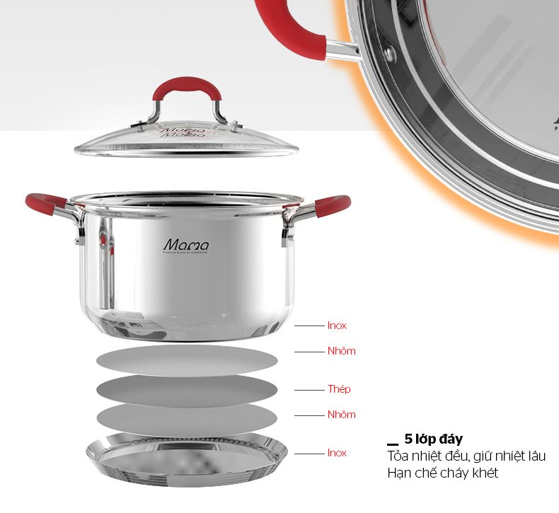 NỒI INOX 3 ĐÁY HAY NỒI INOX 5 ĐÁY TỐT HƠN? NÊN MUA LOẠI NÀO? 3