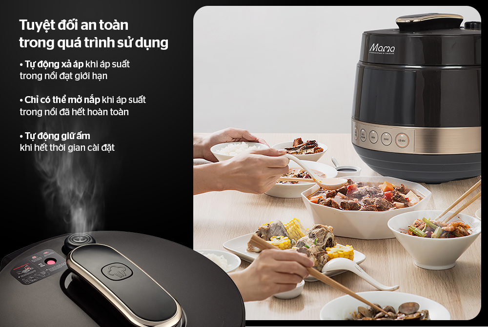 SỬ DỤNG NỒI ÁP SUẤT ĐIỆN THÌ TUYỆT ĐỐI ĐỪNG MẮC NHỮNG SAI LẦM SAU  3